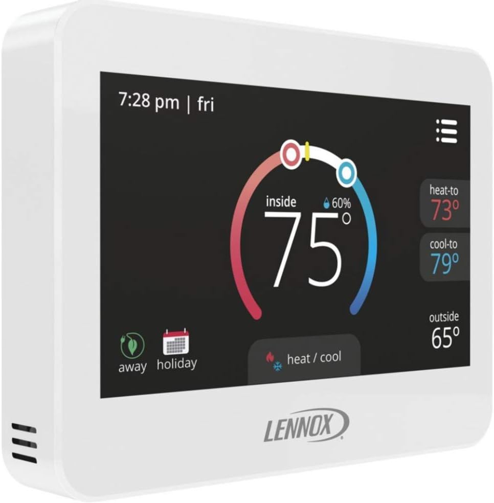 Lennox 17G74 CS7500 ComfortSense 7500 White Commercial HVAC Thermostat