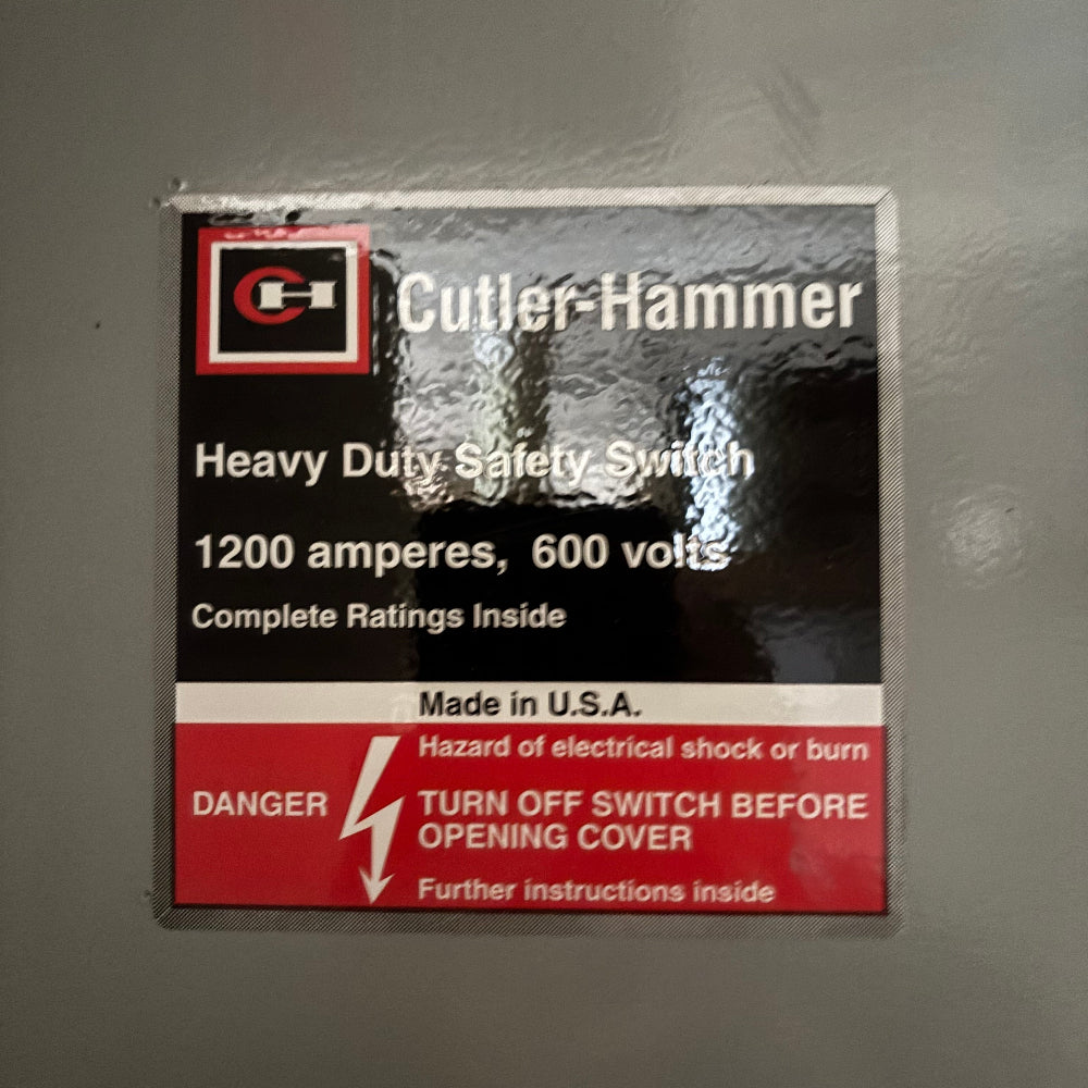 Eaton / Cutler-Hammer DH368URK Heavy-Duty, High-Capacity Industrial Power Distribution