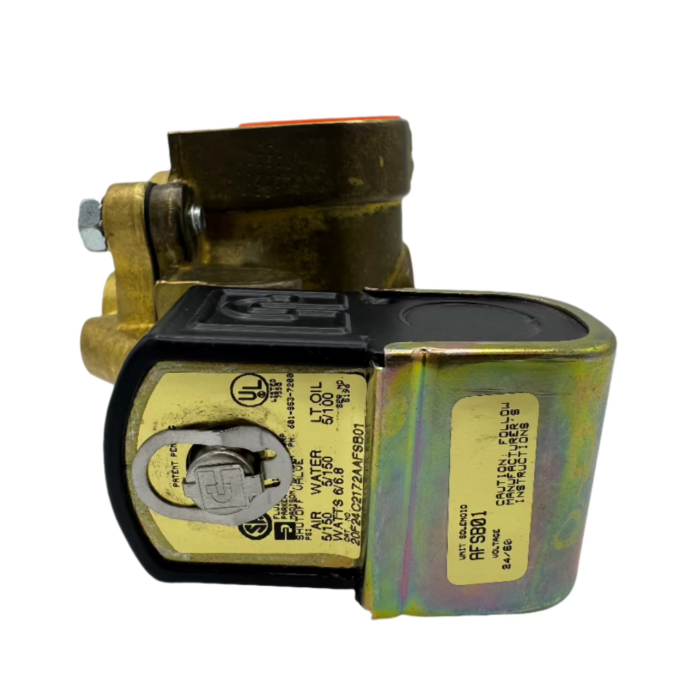 Parker Gold Ring Solenoid Valve 7235 and Actuator 7240