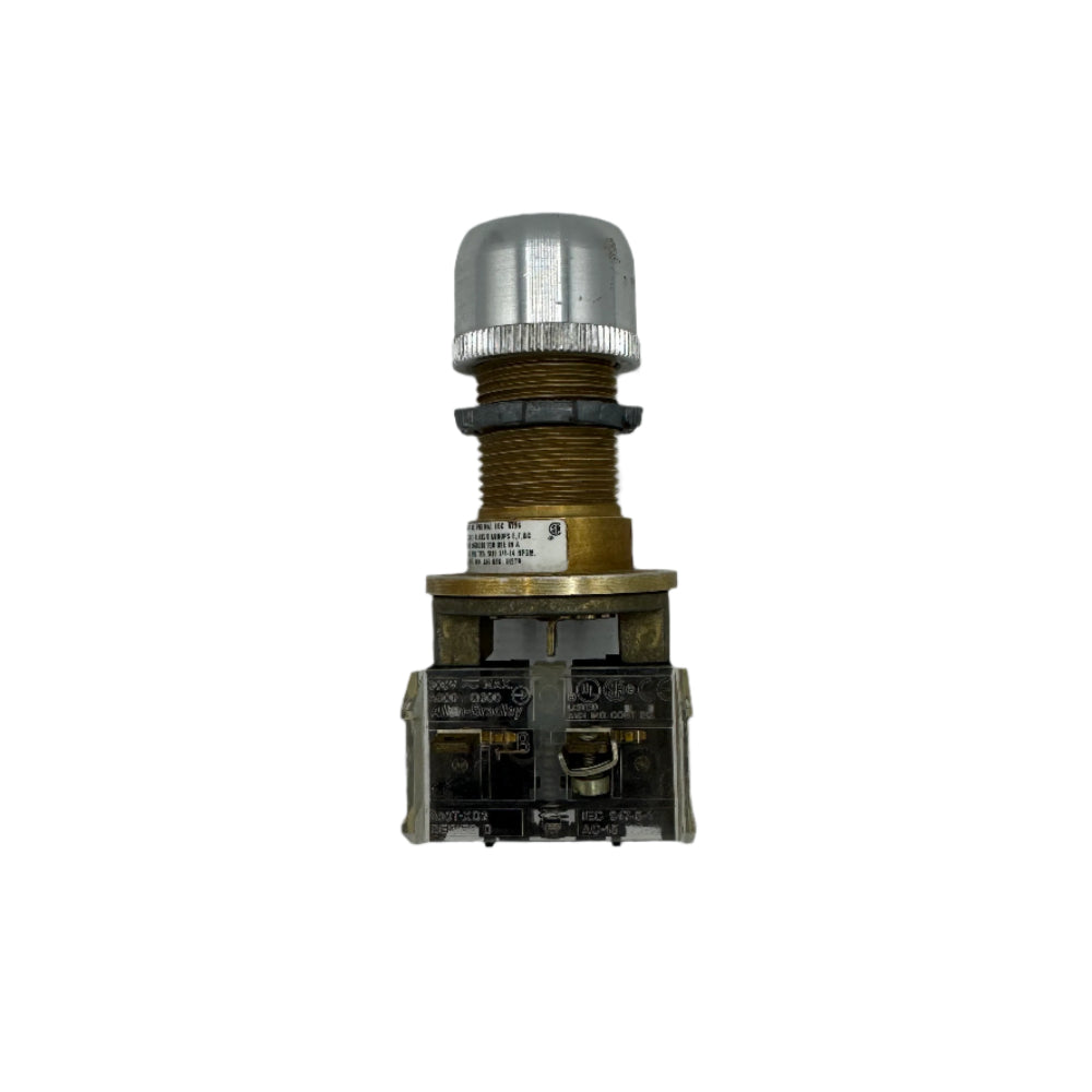 Allen-Bradley 800H-AP2 Flush Head Push Button Black Edpac 303469