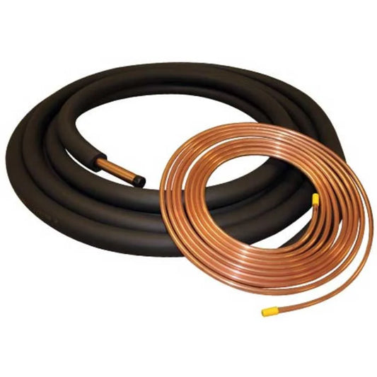 Mueller Streamline® 7/8" x 3/8" Both Insulated HVAC Line Set – Copper Refrigerant Tubing