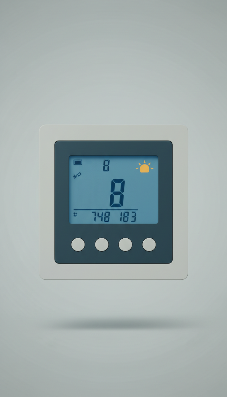 Commercial Digital Thermostat with Lockout Feature