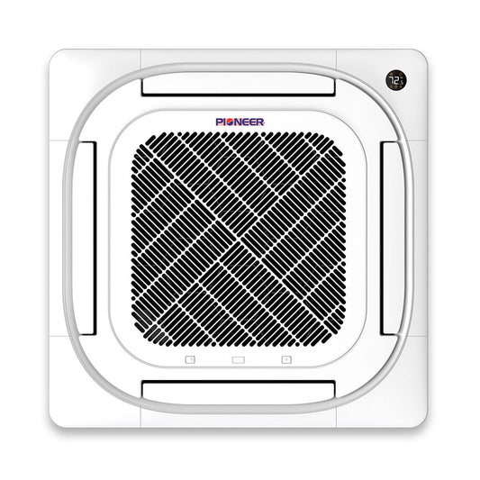 Pioneer® Quantum Ultra™ 36,000 BTU 20 SEER2 230V 4-Way Ceiling Cassette Ductless Mini-Split Air Conditioner Inverter Heat Pump
