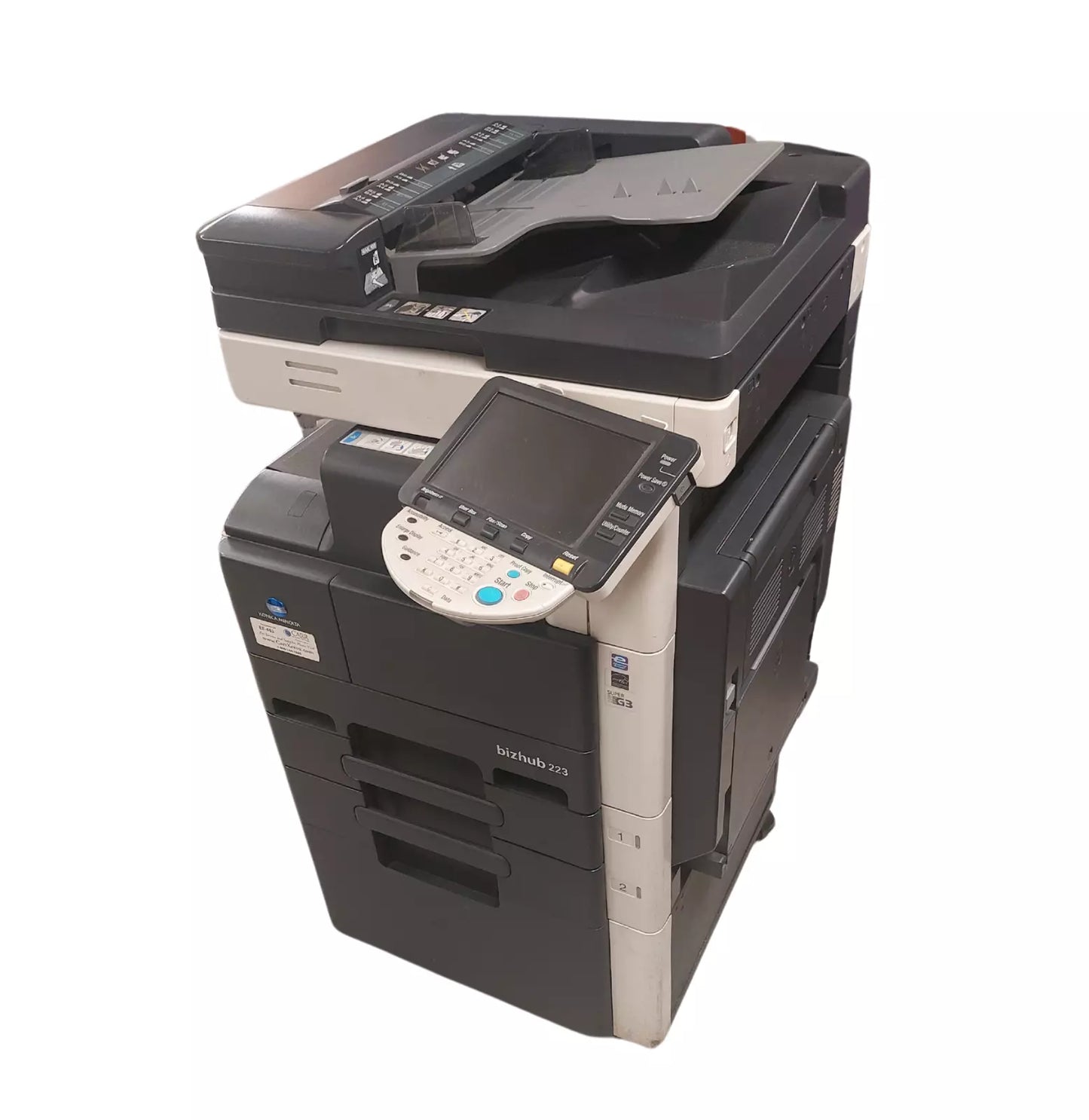Konica Minolta Bizhub 223 Laser Mono Printer Scanner Copier A3 22PPM All-in-One