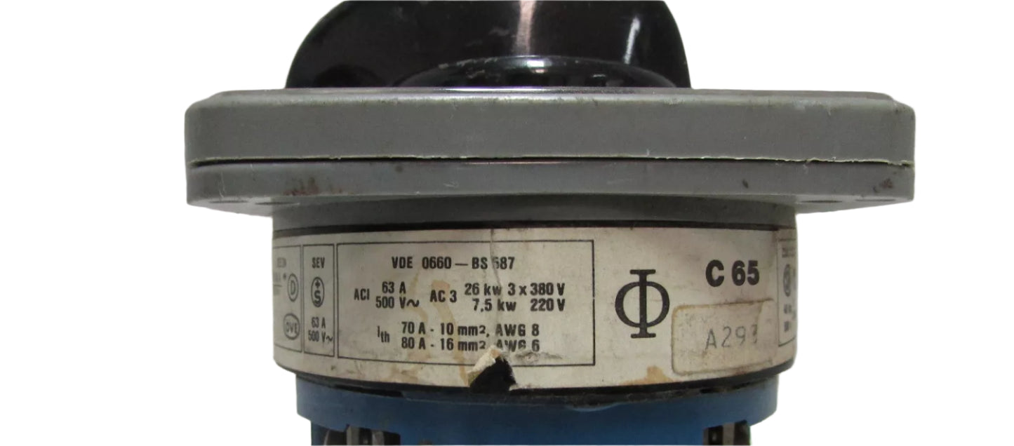 Kraus & Naimer C65 Rotary Switch EDPAC OEM Part