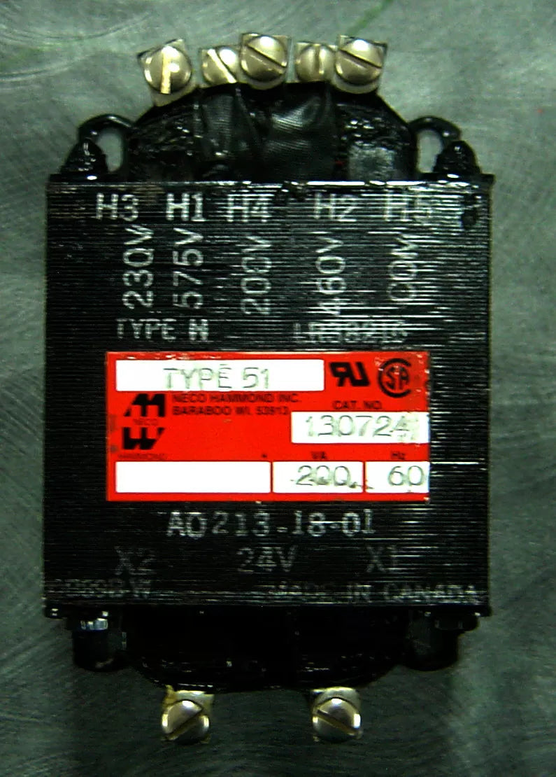 NECO HAMMOND LR38216 130724 TRANSFORMER