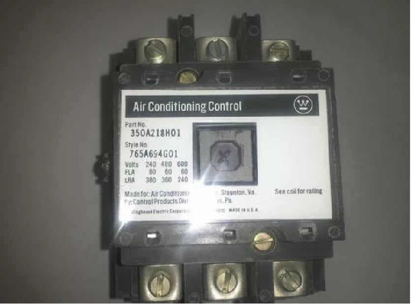 Westinghouse 350A218H01 765A694G01 AC Control Contactor