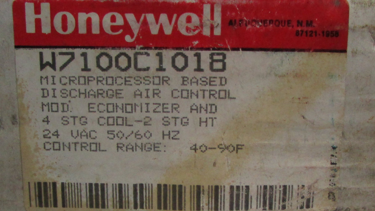 Honeywell W7100C1018 Microprocessor Based Discharged Air Control