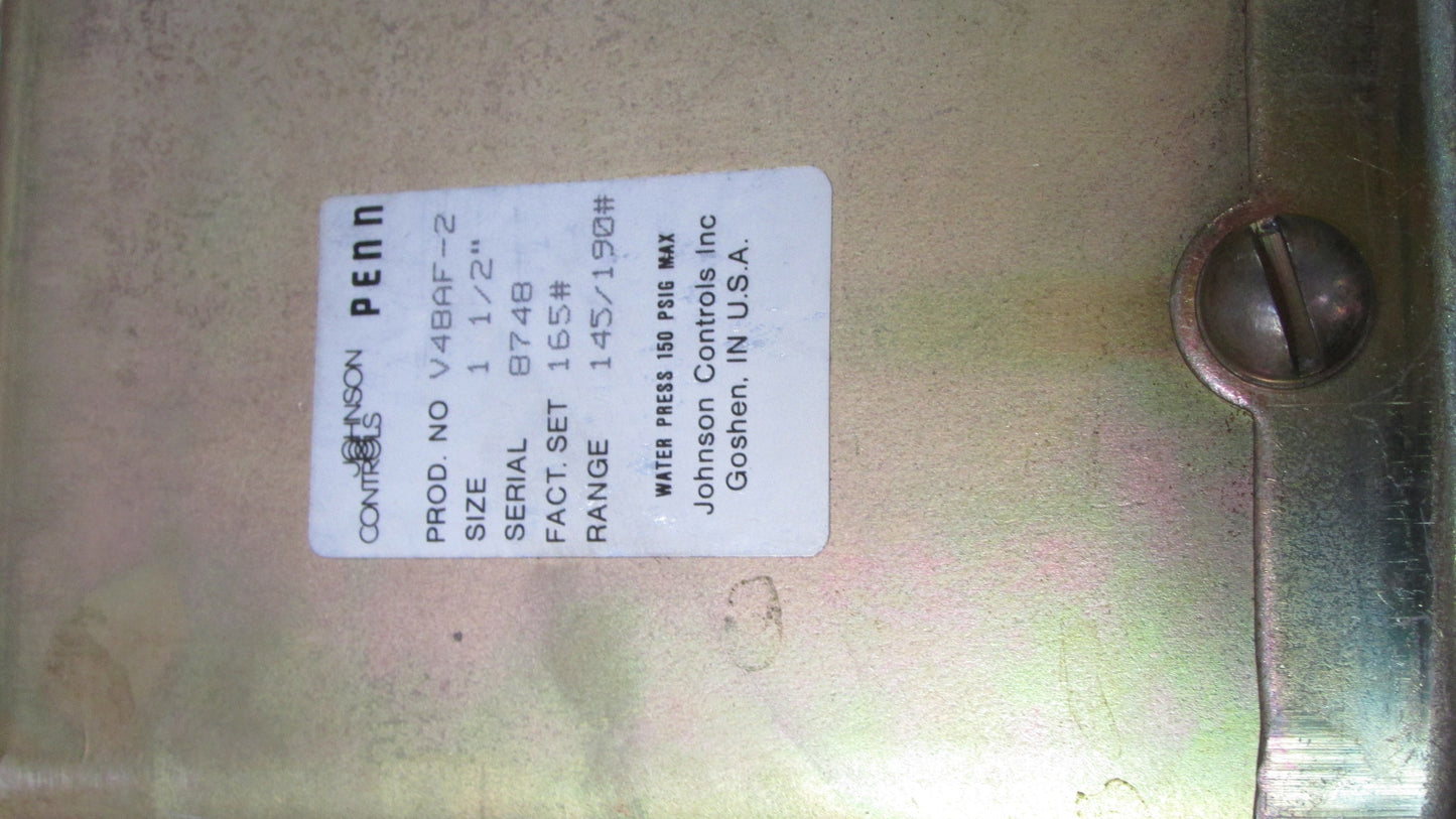 PENN BY JOHNSON CONTROLS V48AF-2 VALVE