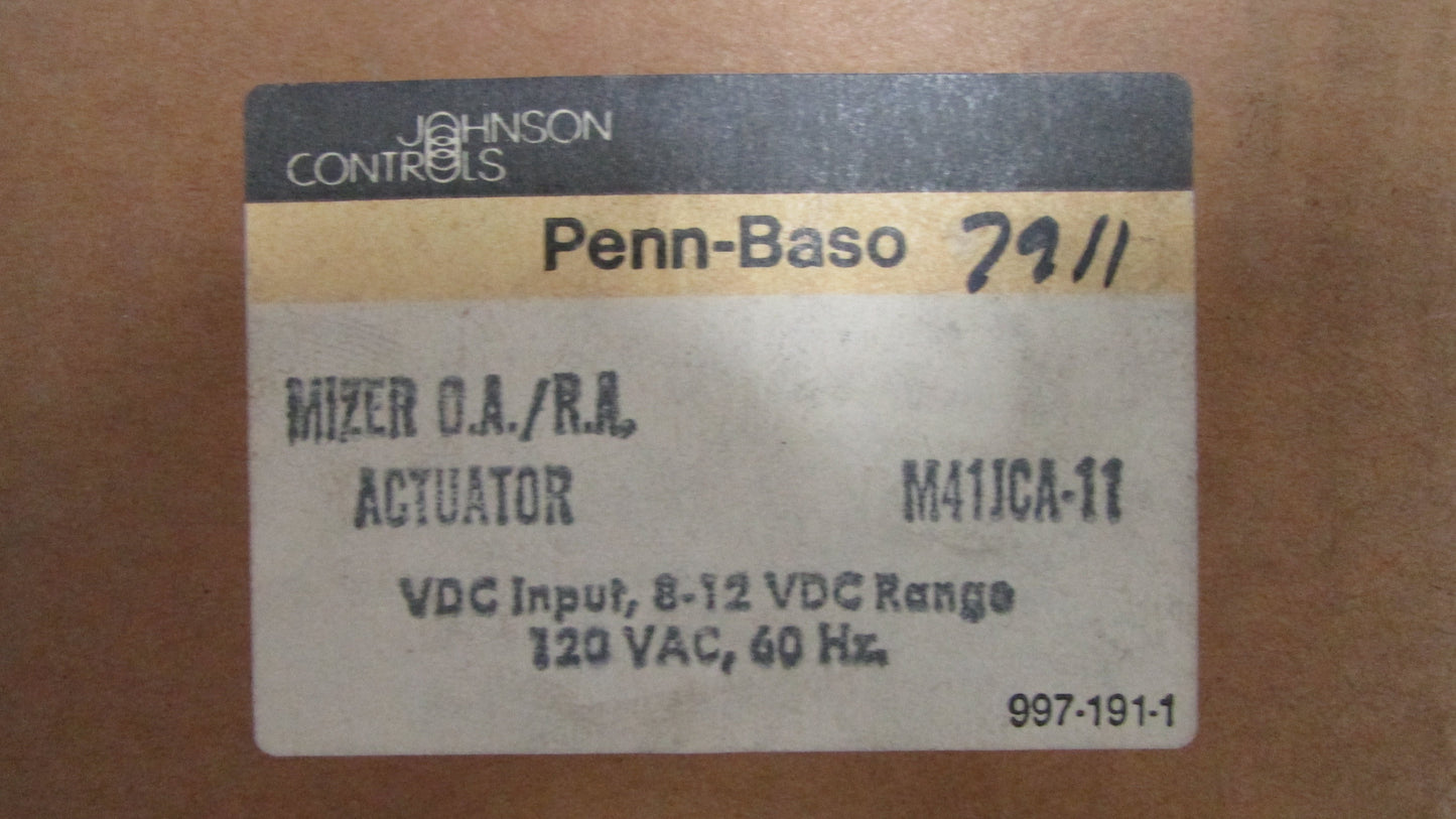 TRANE M41JCA-11 Cybertronic Johnson Controls Actuator