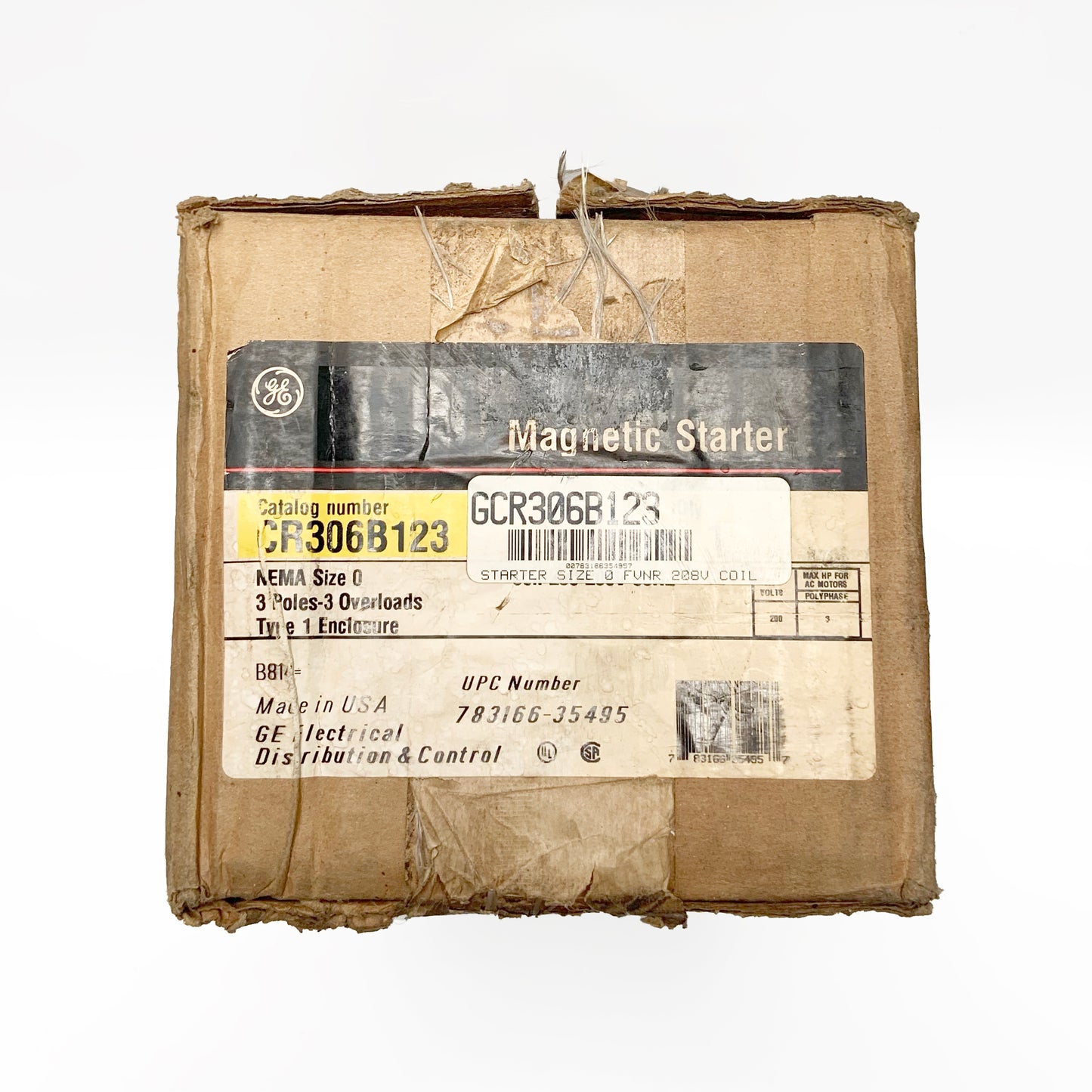 General Electric CR306B123 Magnetic Starter