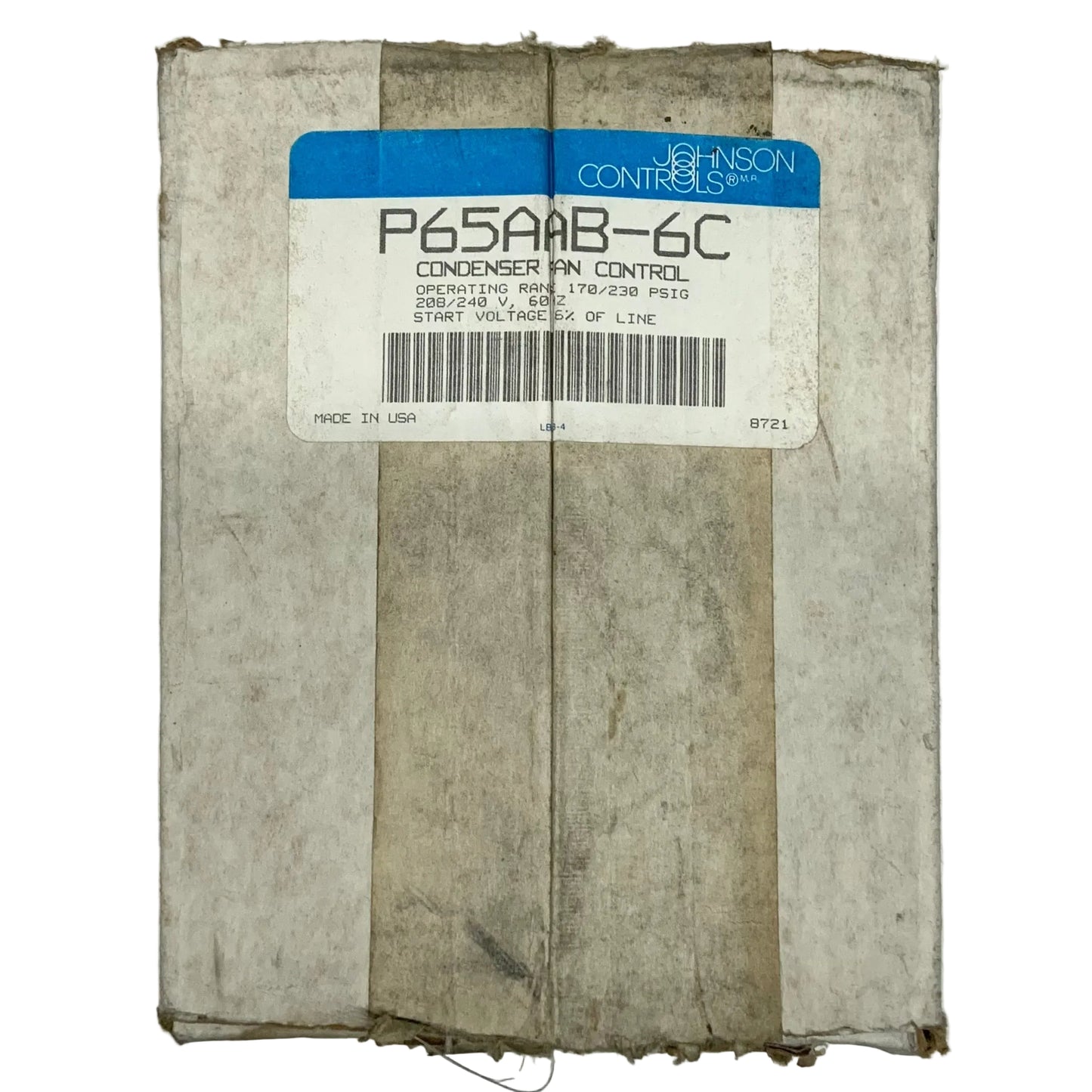 JOHNSON CONTROLS P65AAB-6C CONDENSER FAN CONTROL