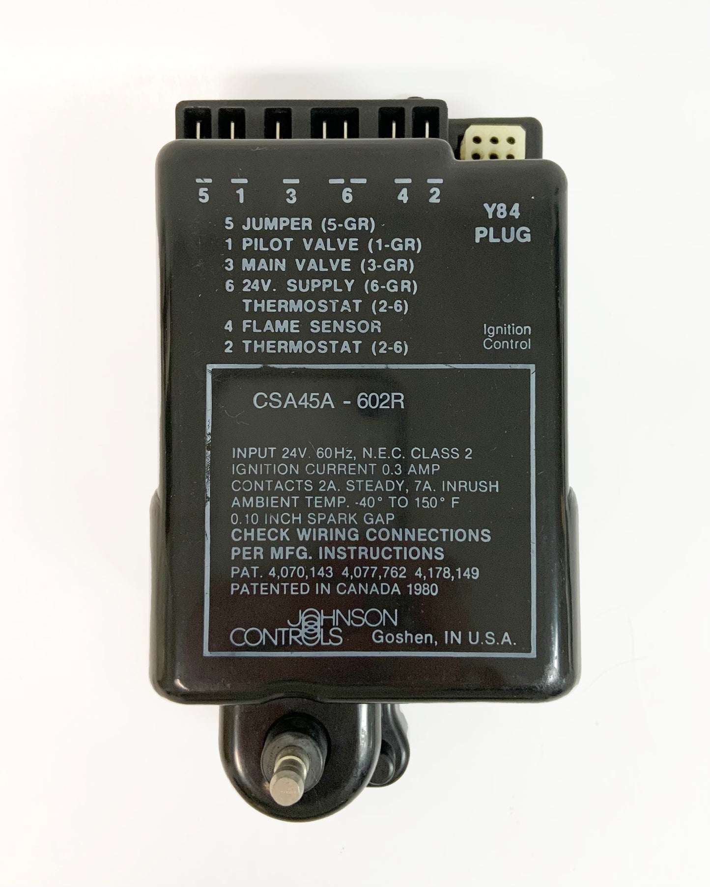 Johnson Controls CSA45A-602R Ignition Control Part