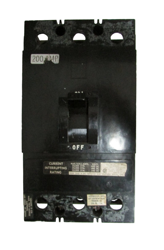 Square D LJ6791 Circuit Breaker 200AMP