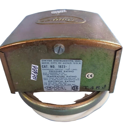 Dwyer|1823‑1|Low Differential Pressure Switch
