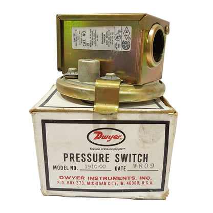 Dwyer|1910‑0|Series 1900 compact Low Differential Pressure Switch