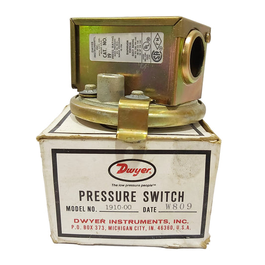Dwyer|1910‑0|Series 1900 compact Low Differential Pressure Switch