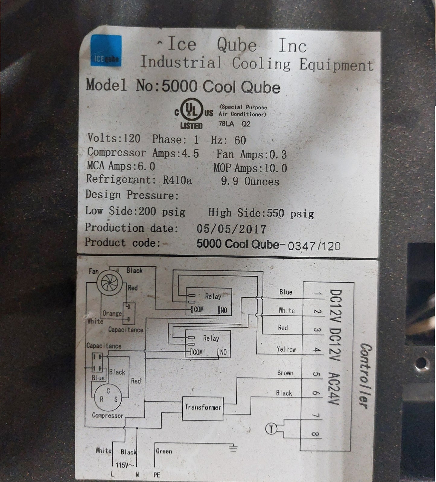 Camper/Trailer/Clean Room Air Conditioner (5000 BTU) for Use in Guard Booth, Computer Rack with HEPA Filter, Activated Charcoal, and Pre-Filter