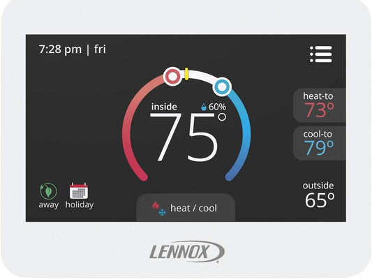 Lennox 17G74 CS7500 ComfortSense 7500 White Commercial HVAC Thermostat