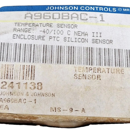 Johnson Controls A960BAC-1 Temperature Sensor