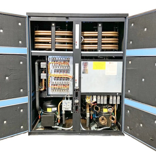 Edpac CCXC-10-ECX Dual Cycle Redundant Process Chiller, 2x10-Ton 