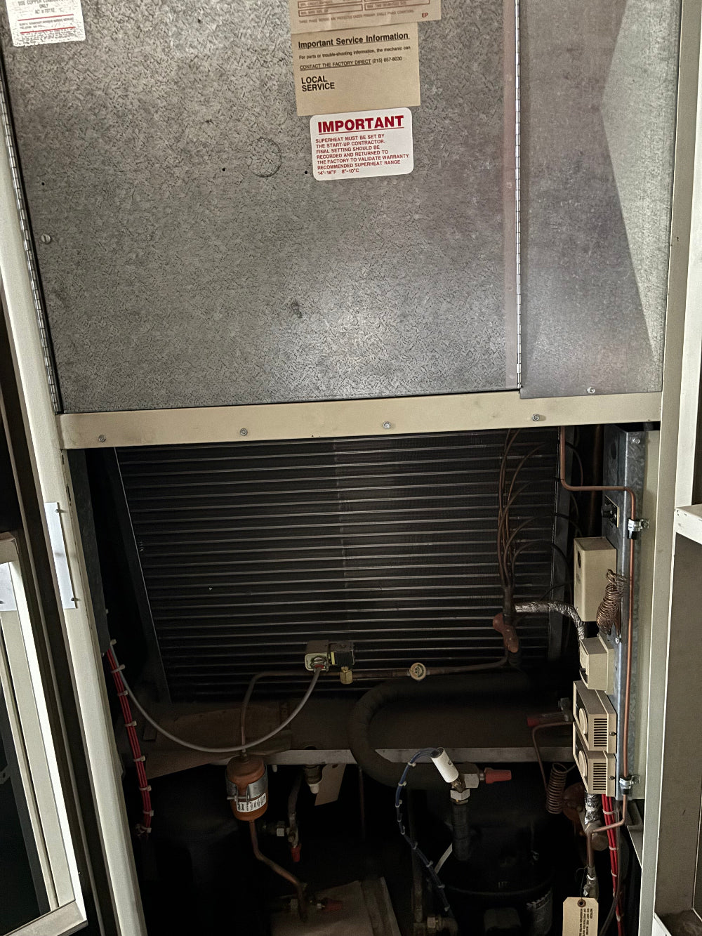 Edpac ACS-U3.5-SS 3.5 Ton 200V Air Cooled Standard Upflow Single Compressor Computer Room Cooling