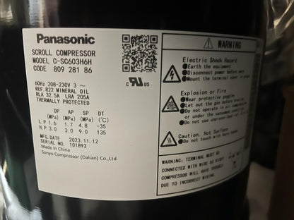 Panasonic C-SC603H6H Compressor