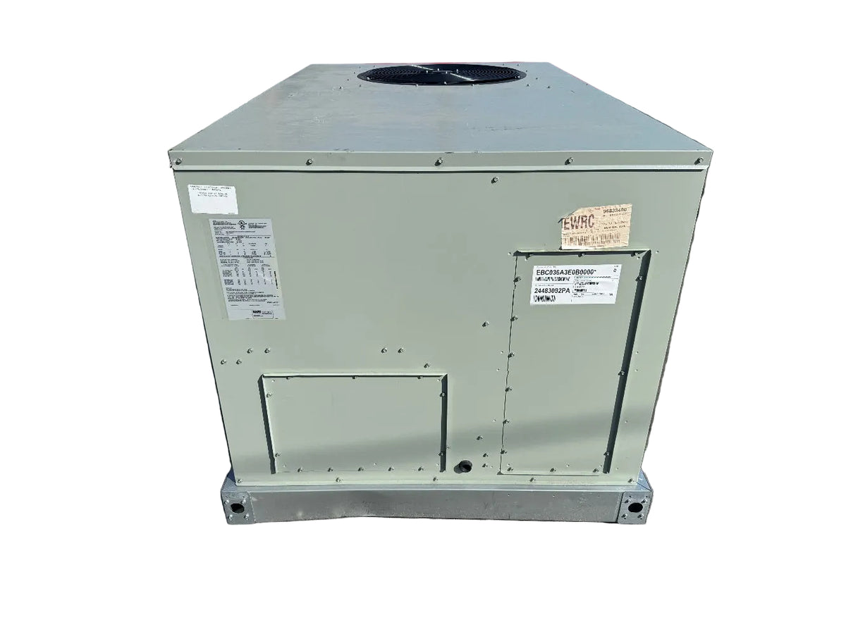 Trane EBC036A3E0B0000 3 Ton Rooftop Air Conditioner 208-230V 3PH