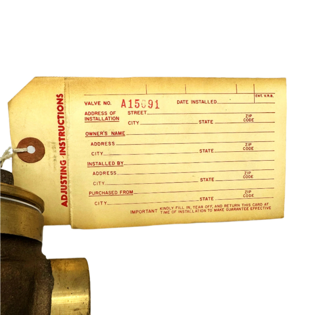 Holby A15091 Tempering Valve Bronze Thermostatic 1"