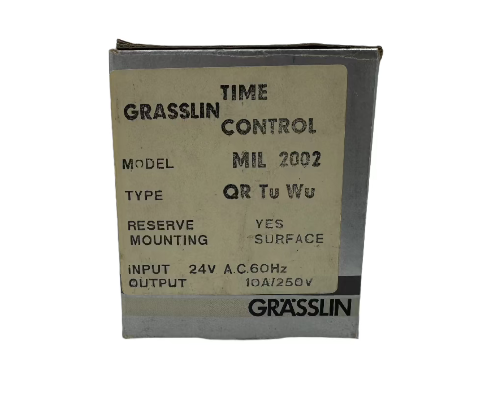 Grasslin MIL 2002 Time Control QR Tu Wu (Edpac 041161)