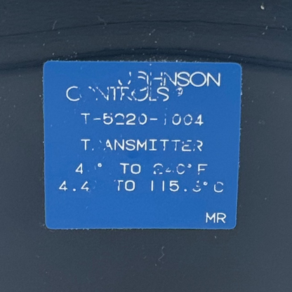 JOHNSON CONTROLS T-5220-1004 PRESSURE TRANSMITTER