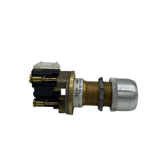 Allen-Bradley 800H-AP2 Flush Head Push Button Black Edpac 303469