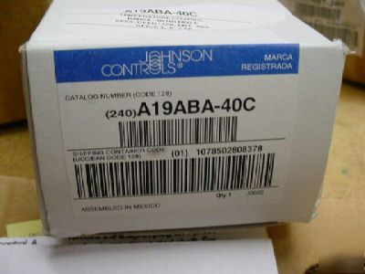 A19ABC-40C | Johnson Controls | Thermostats & Controllers