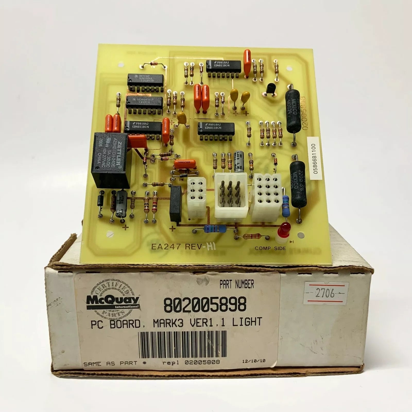 McQuay 802005898 Heat Pump Control Circuit PC Board Mark 3