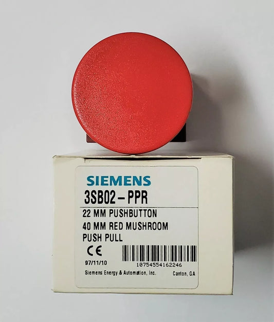 Siemens 3SB02-PEY Controls 