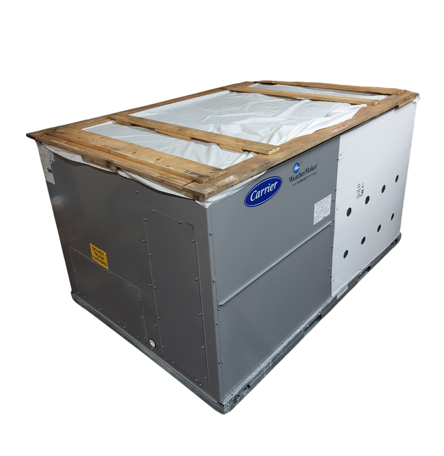 Carrier WeatherMaker 10 Ton Packaged Rooftop Gas Heat & Electric Cool Unit 48FCEM12A3A5-0A0A0