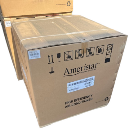 AmeriStar M4AC4036D1000A 3-Ton Condenser Unit & RUNTRU A4AH6V48A1D30A Multi-Position Air Handler