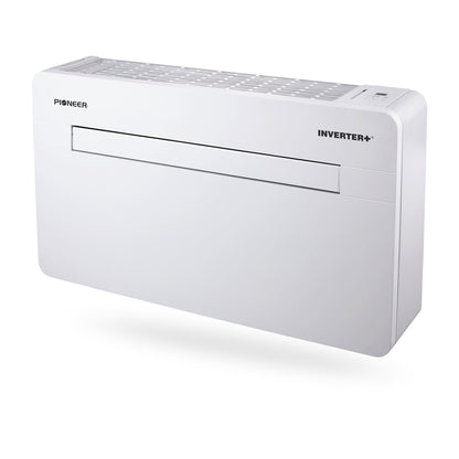 Pioneer 12,000 BTU All-in-One Console Inverter Heat Pump, Through-the-Wall Monoblock Packaged Unit with No Outdoor Condenser, 230V