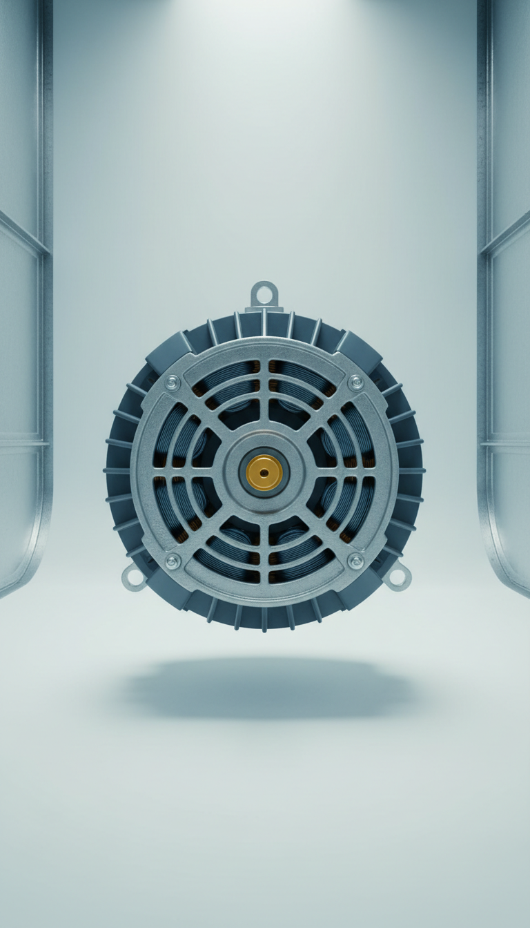 Three-Phase Blower Motor with Oversized Bearings