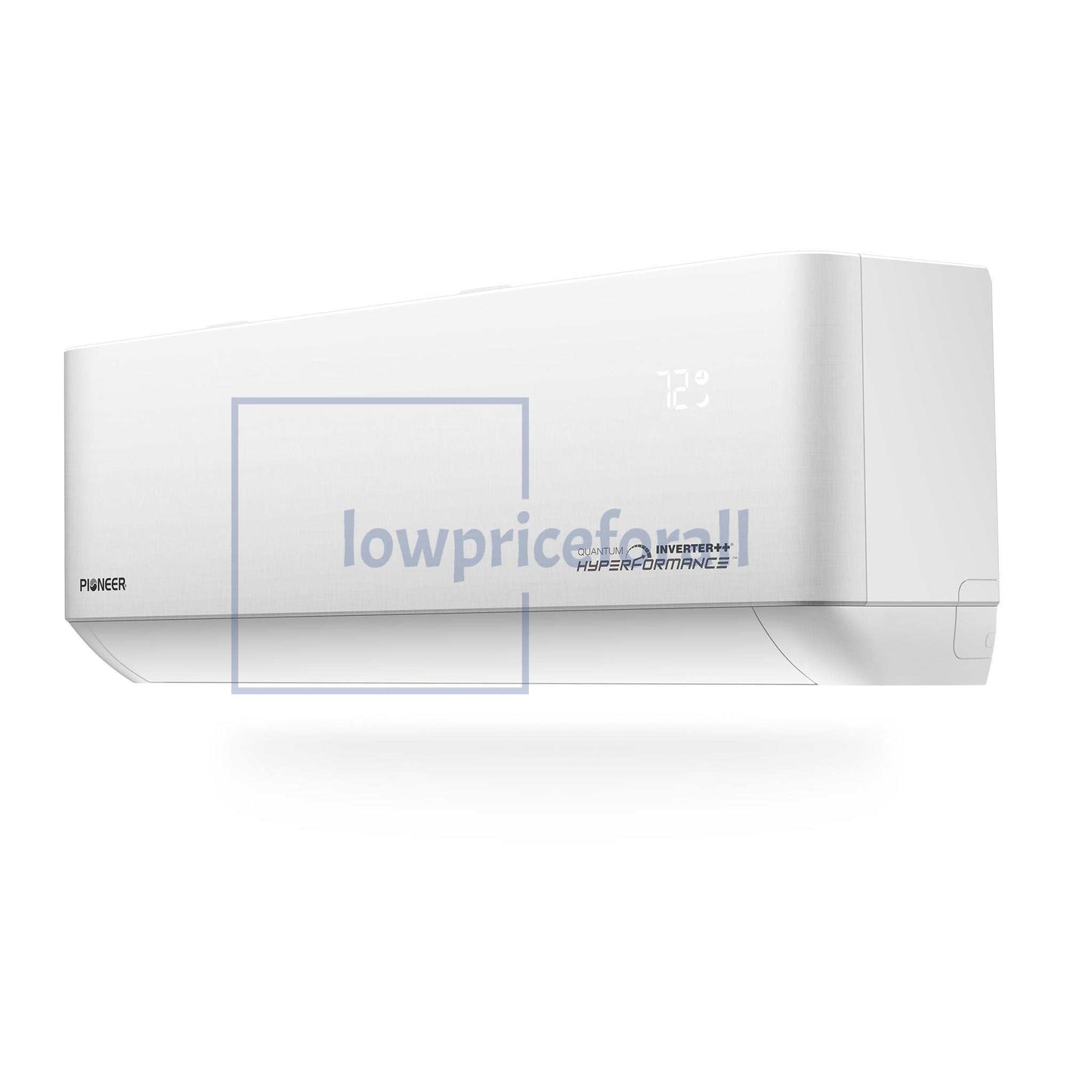 Pioneer® Quantum Hyperformance™ 24,000 BTU 22.5 SEER2 230V High-Wall Ductless Energy-Star Mini-Split Air Conditioner Inverter Hyper Heat Pump Full Set
