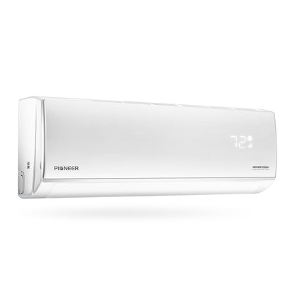Pioneer® Diamante Pro™ 9,000 BTU 19 SEER2 115V High-Wall Ductless Energy-Star Mini-Split Air Conditioner Inverter Heat Pump with 16 Ft. Kit