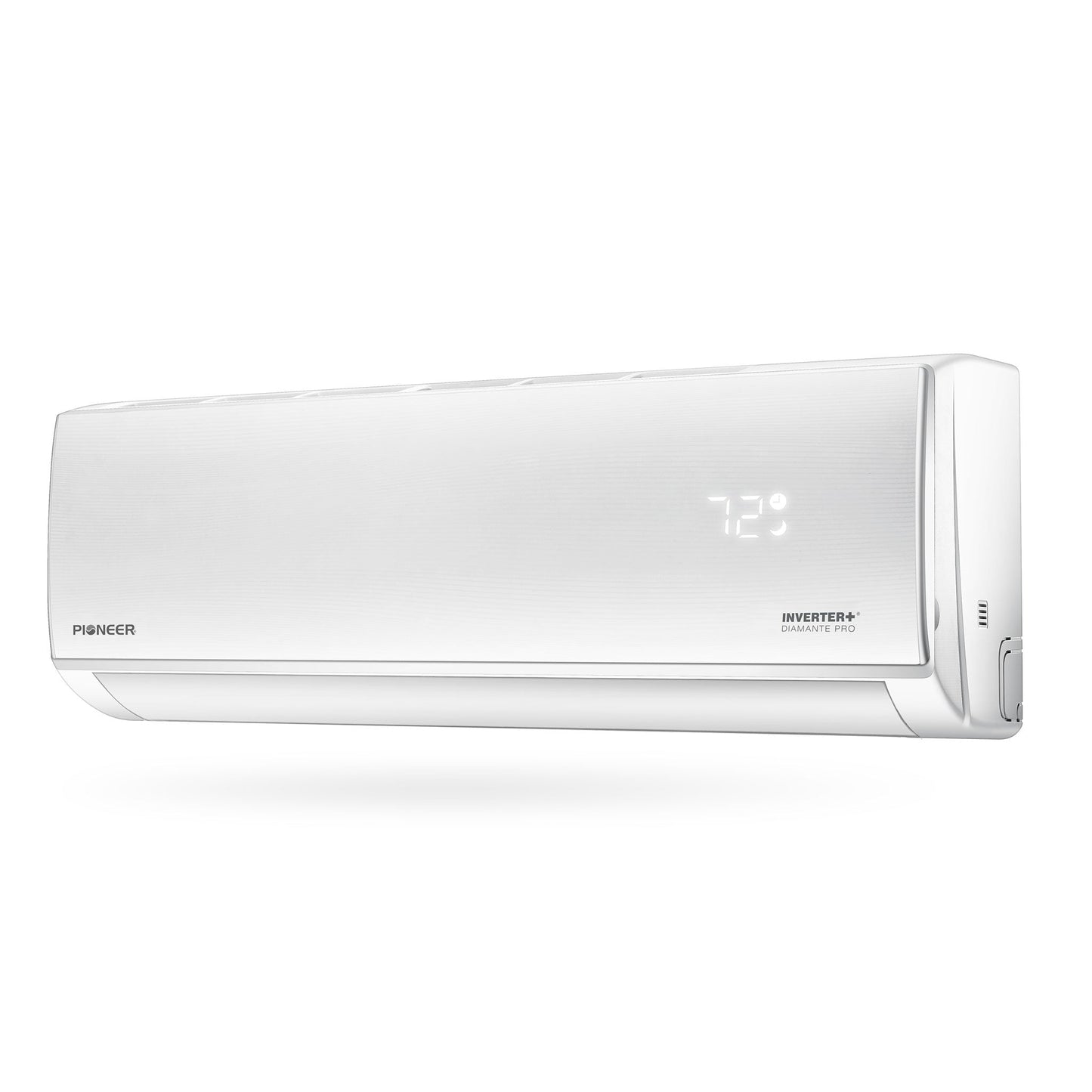 Pioneer® Diamante Pro™ 9,000 BTU 20 SEER2 230V High-Wall Ductless Energy-Star Mini-Split Air Conditioner Inverter Heat Pump with 16 Ft. Kit
