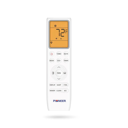 Pioneer® Quantum Ultra™ 12,000 BTU 24 SEER2 230V High-Wall Ductless Energy-Star Mini-Split Air Conditioner Inverter Heat Pump Full Set