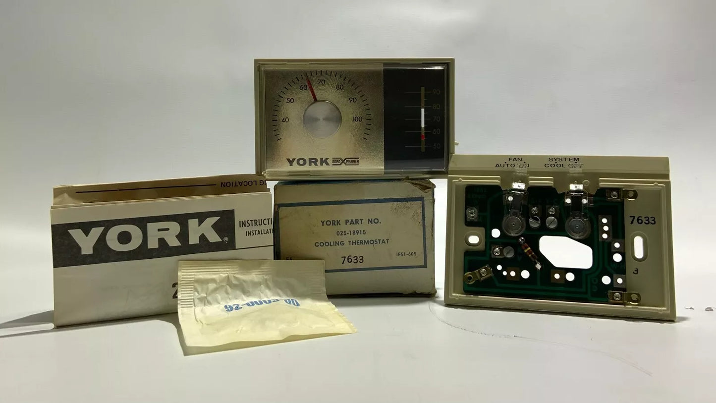 York 025-18915 Cooling Thermostat