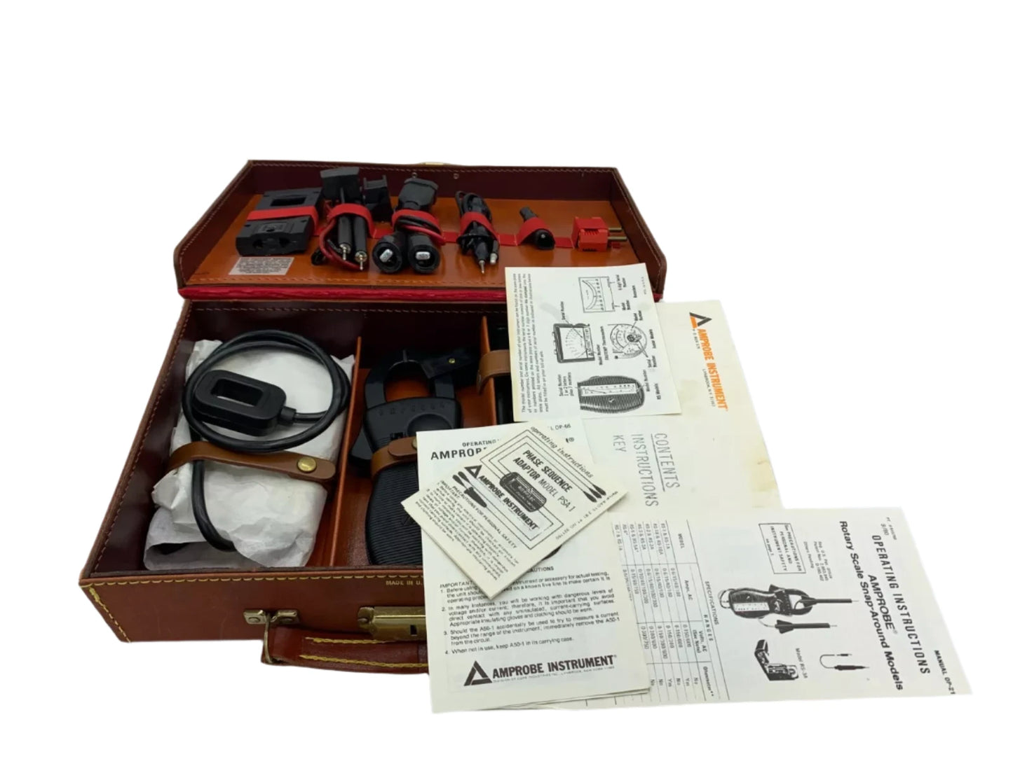 AMPROBE INSTRUMENT TM-43A TEST-MASTER 1200 AMP KIT with CASE