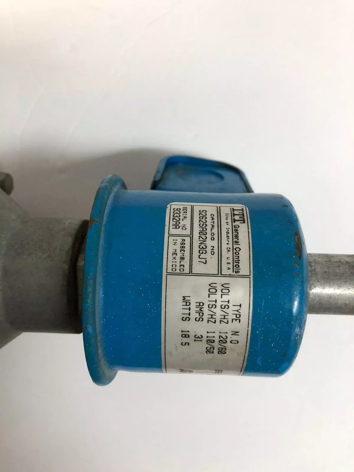 ITT General Controls S262SA02N3GJ7 Solenoid Gas Valve SKRC289 (233-659-610-030)