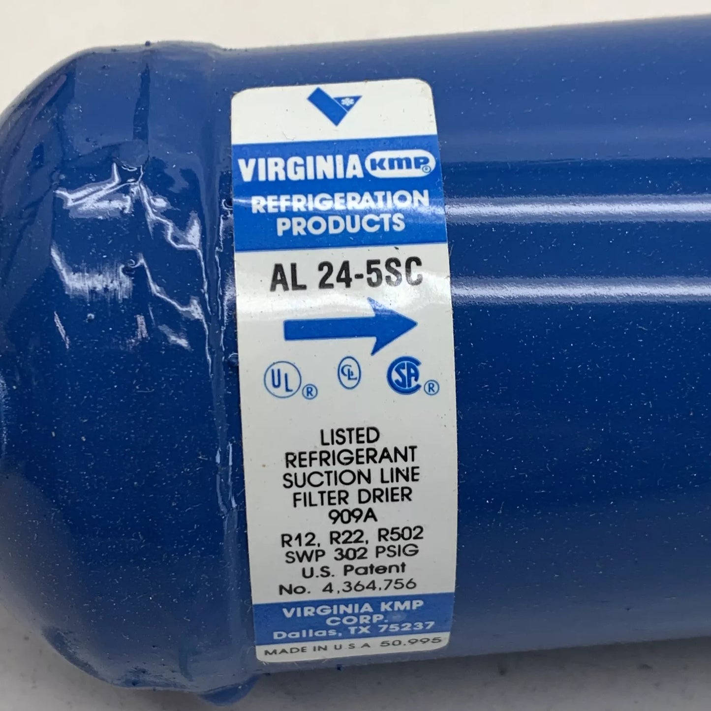 Virginia KMP AL 24-5SC Suction Line Filter Drier