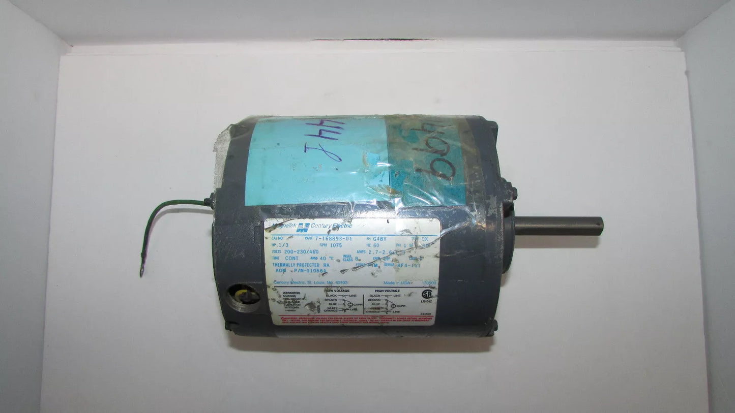 Magnetek Century 7-168893-01 Motor  