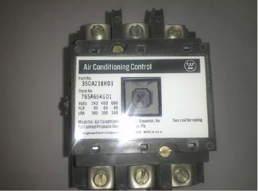 Westinghouse 350A218H01 765A694G01 AC Control Contactor 