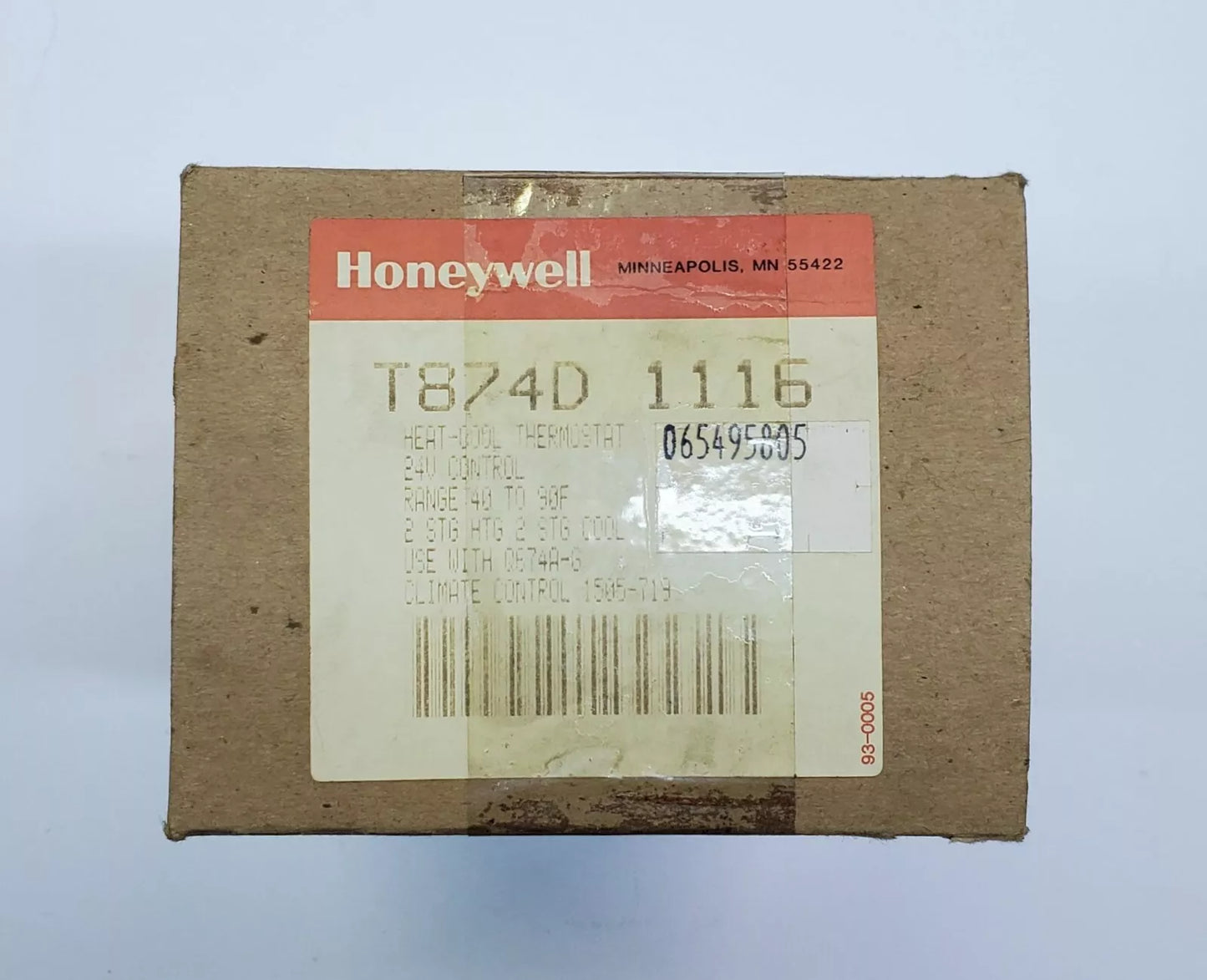 Honeywell T874D 1116 Heat / Cool Thermostat